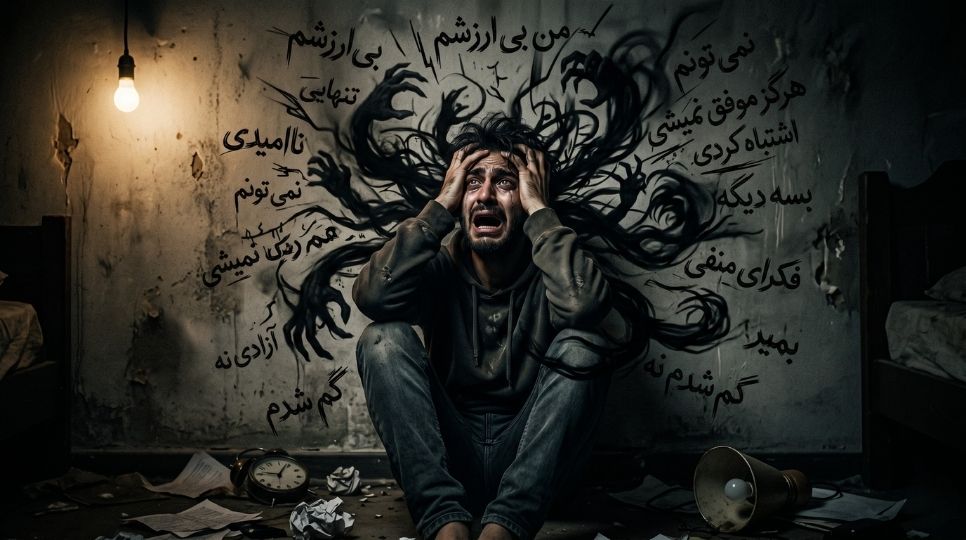 چطور افکار منفی رو تو ذهنمون ساکت کنیم؟