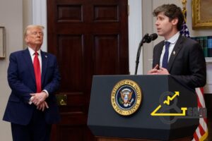 Donald Trump and Sam Altman