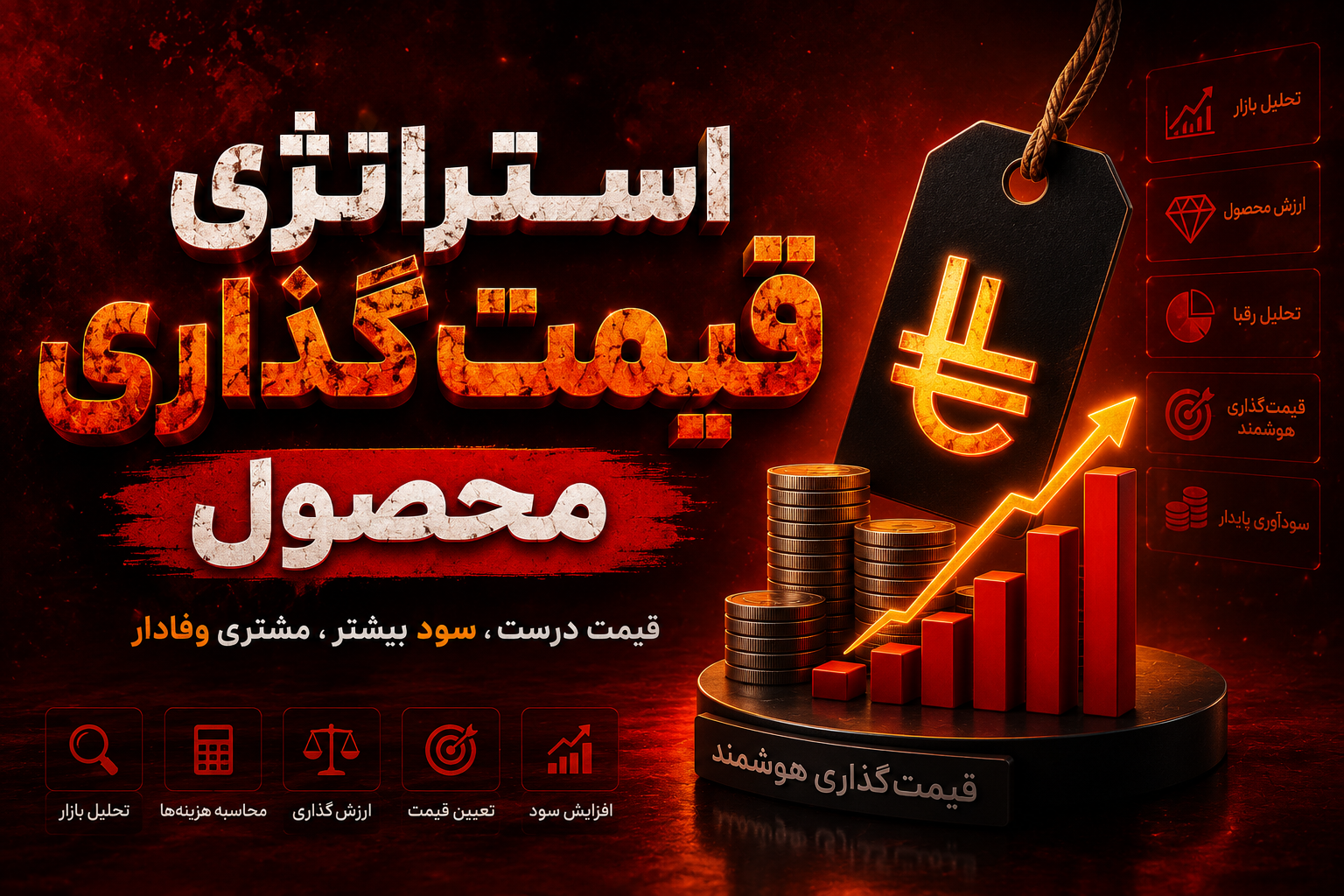 استراتژی قیمت گذاری محصول