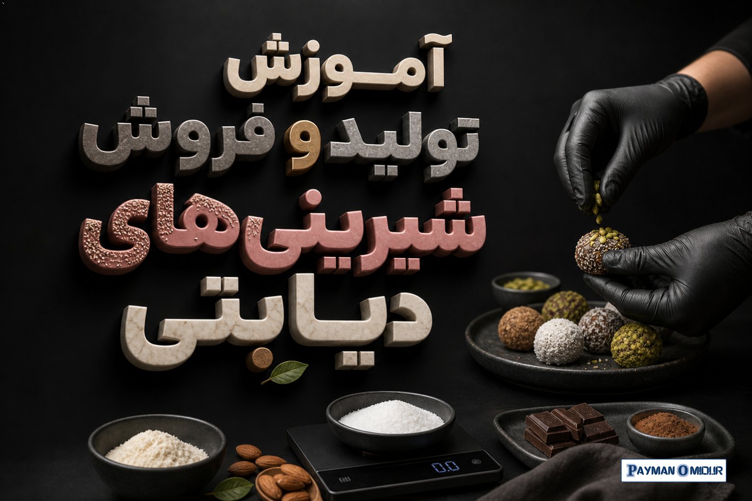 آموزش تولید و فروش شیرینی‌های دیابتی