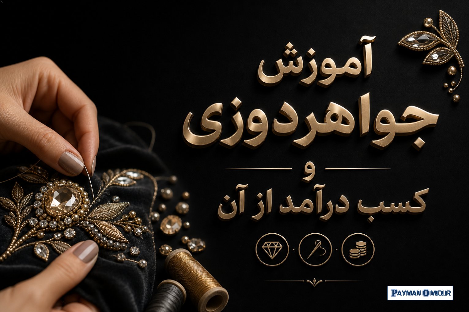 آموزش جواهردوزی و کسب درآمد از آن