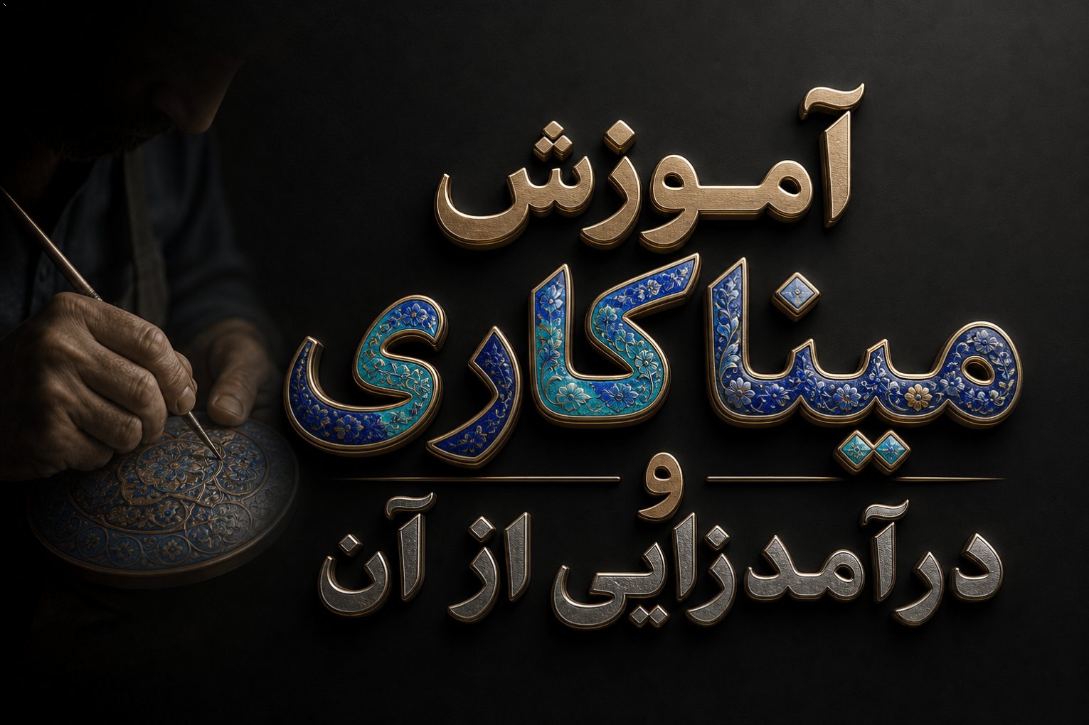 آموزش میناکاری و درآمدزایی از آن