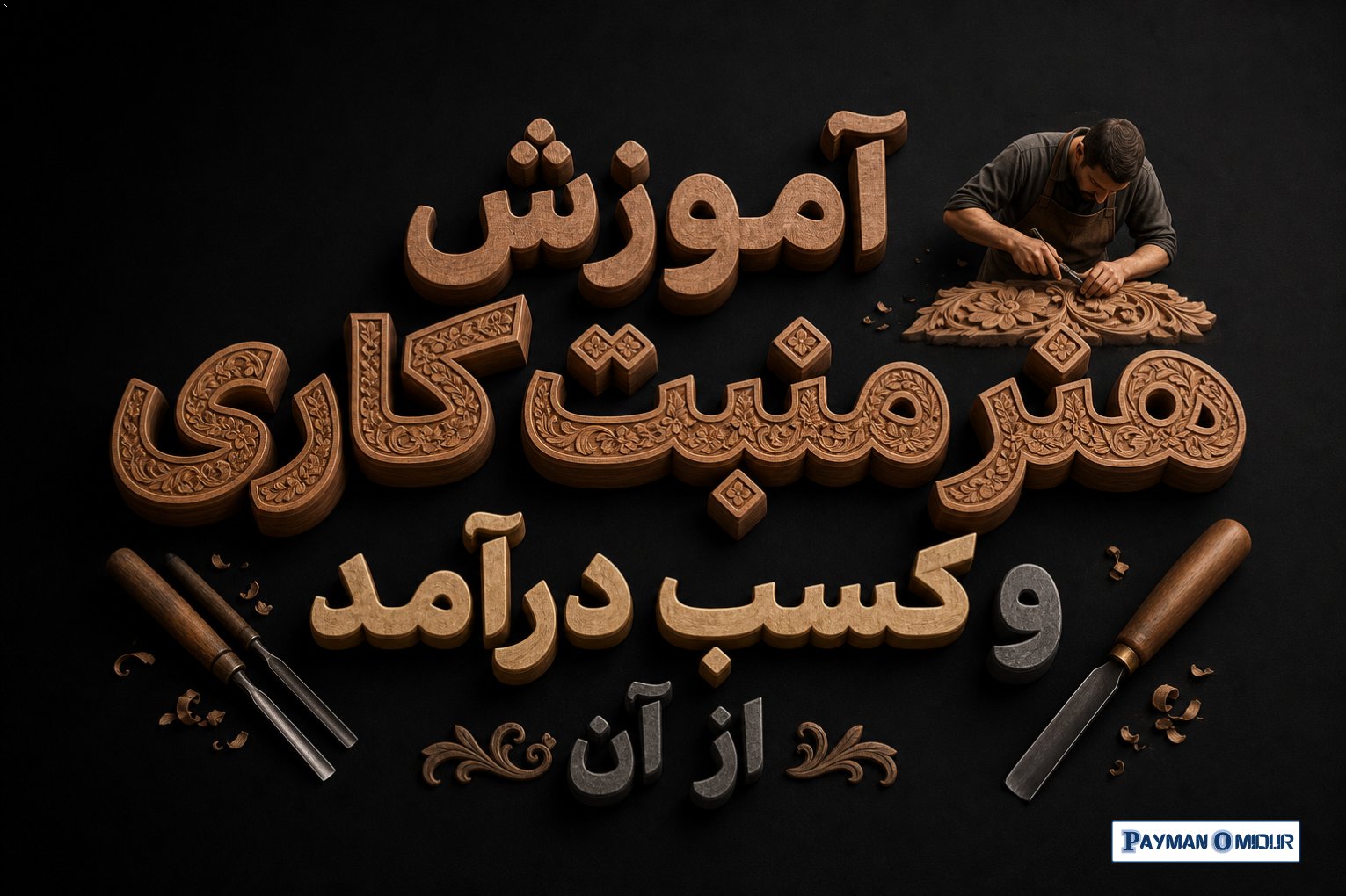 آموزش هنر منبت کاری و کسب درآمد از آن
