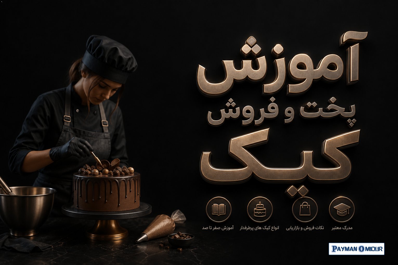 آموزش پخت و فروش کیک