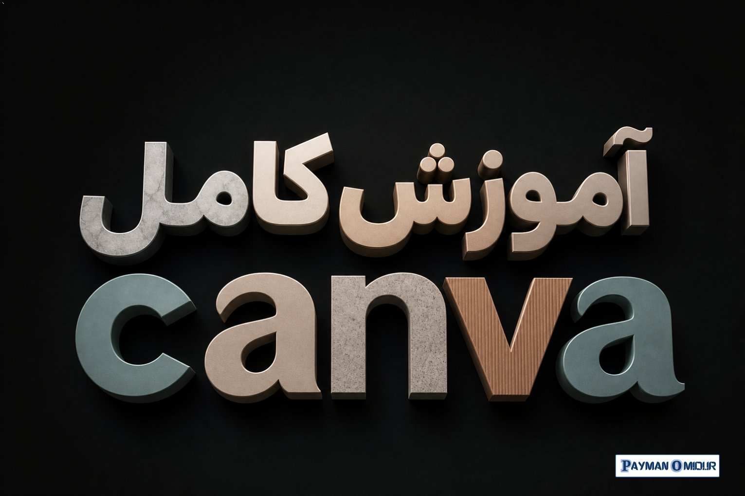 آموزش کامل canva