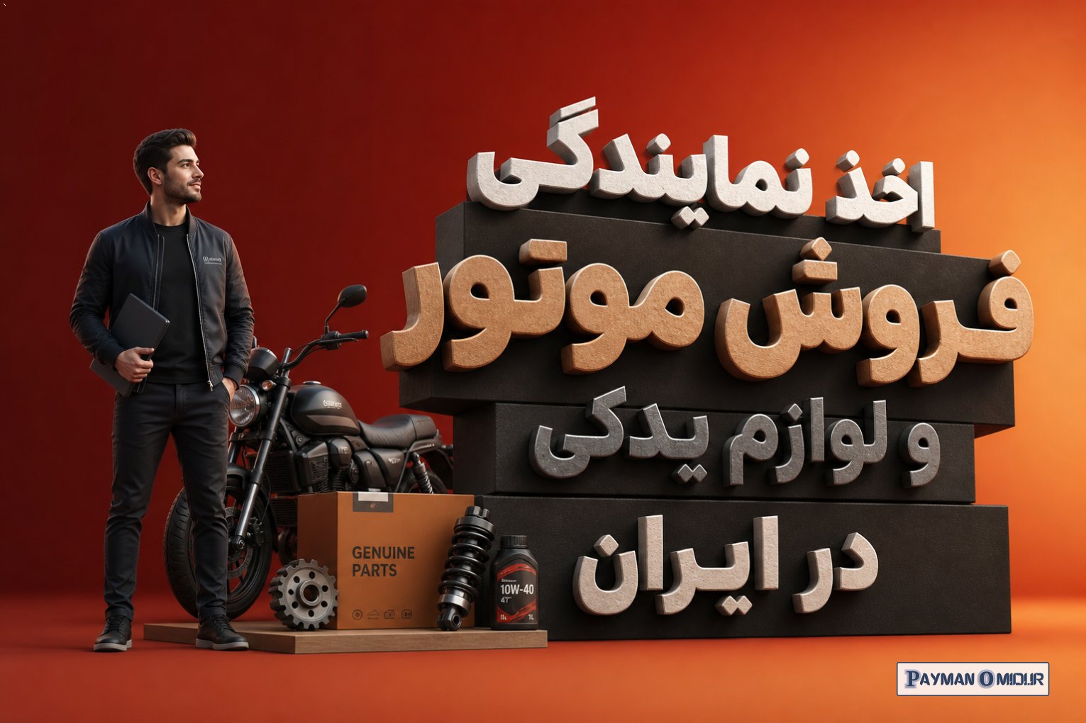 اخذ نمایندگی فروش موتور و لوازم یدکی در ایران