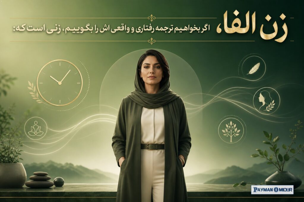 زن الفا، اگر بخواهیم ترجمه رفتاری و واقعی اش را بگوییم، زنی است که: برای جلب تایید، خودش را کوچک نمی کند در حرف زدن عجله…