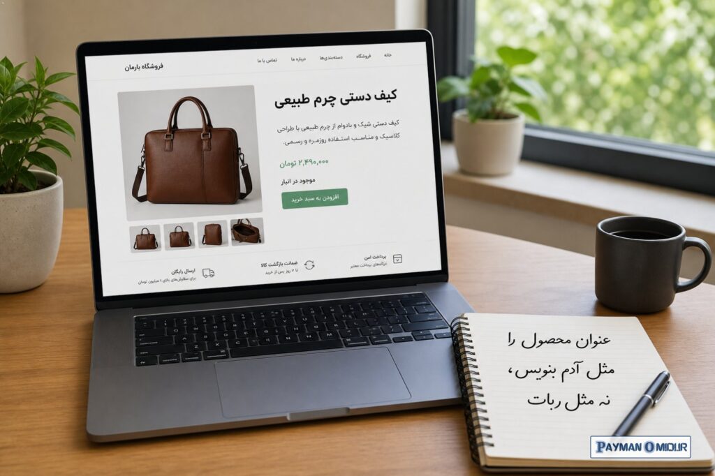 عنوان محصول را مثل آدم بنویس، نه مثل ربات یکی از اشتباه‌های آزاردهنده در ترب این است که بعضی فروشگاه‌ها عنوان را یا خیلی…