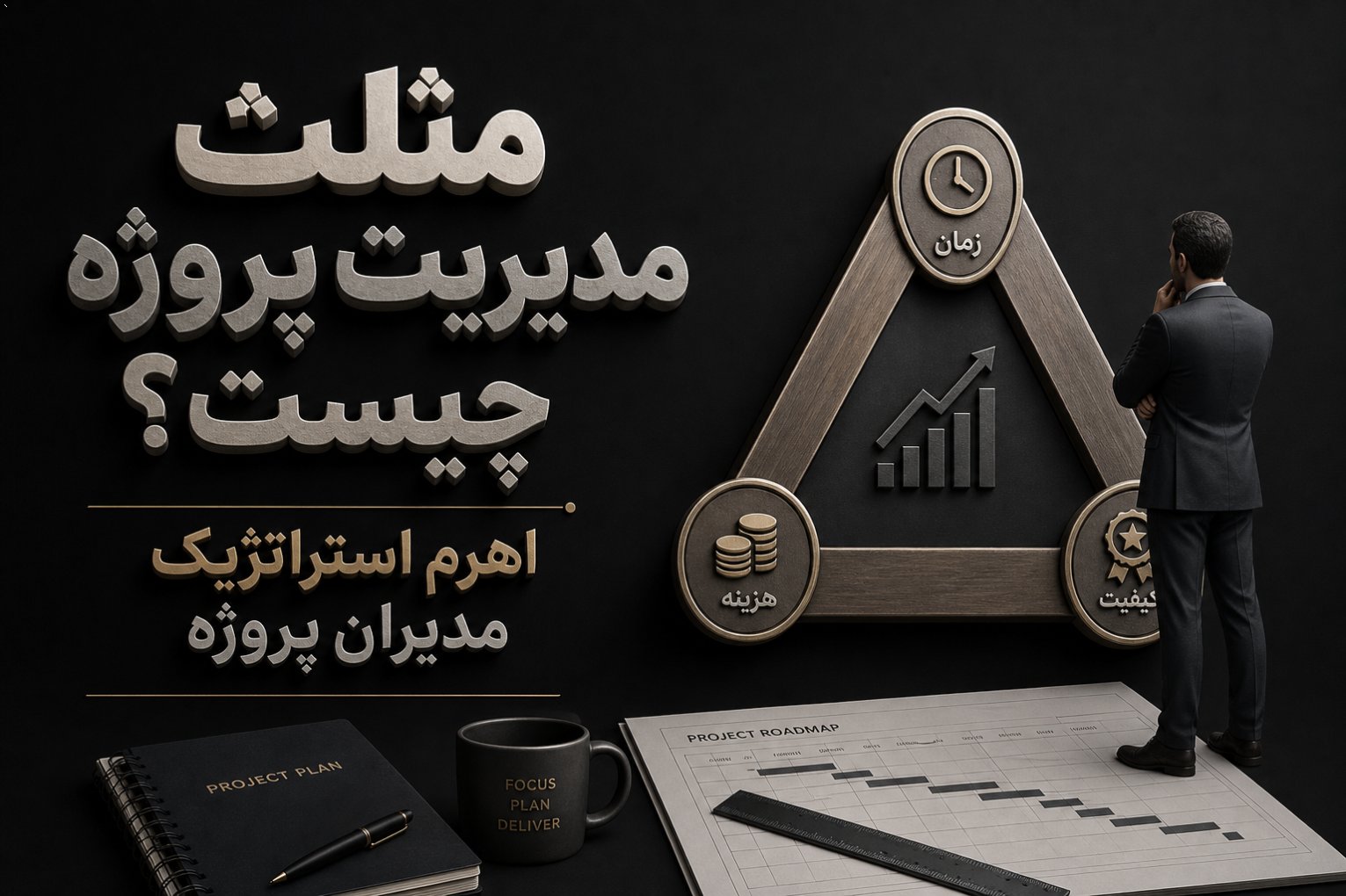 مثلث مدیریت پروژه چیست؟ اهرم استراتژیک مدیران پروژه