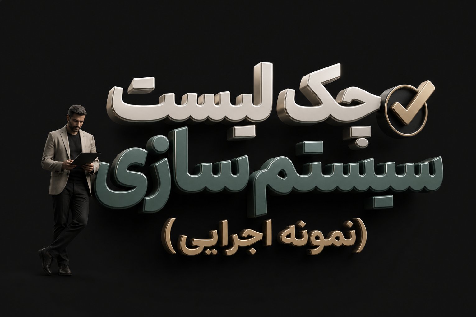 چک لیست سیستم سازی (نمونه اجرایی)