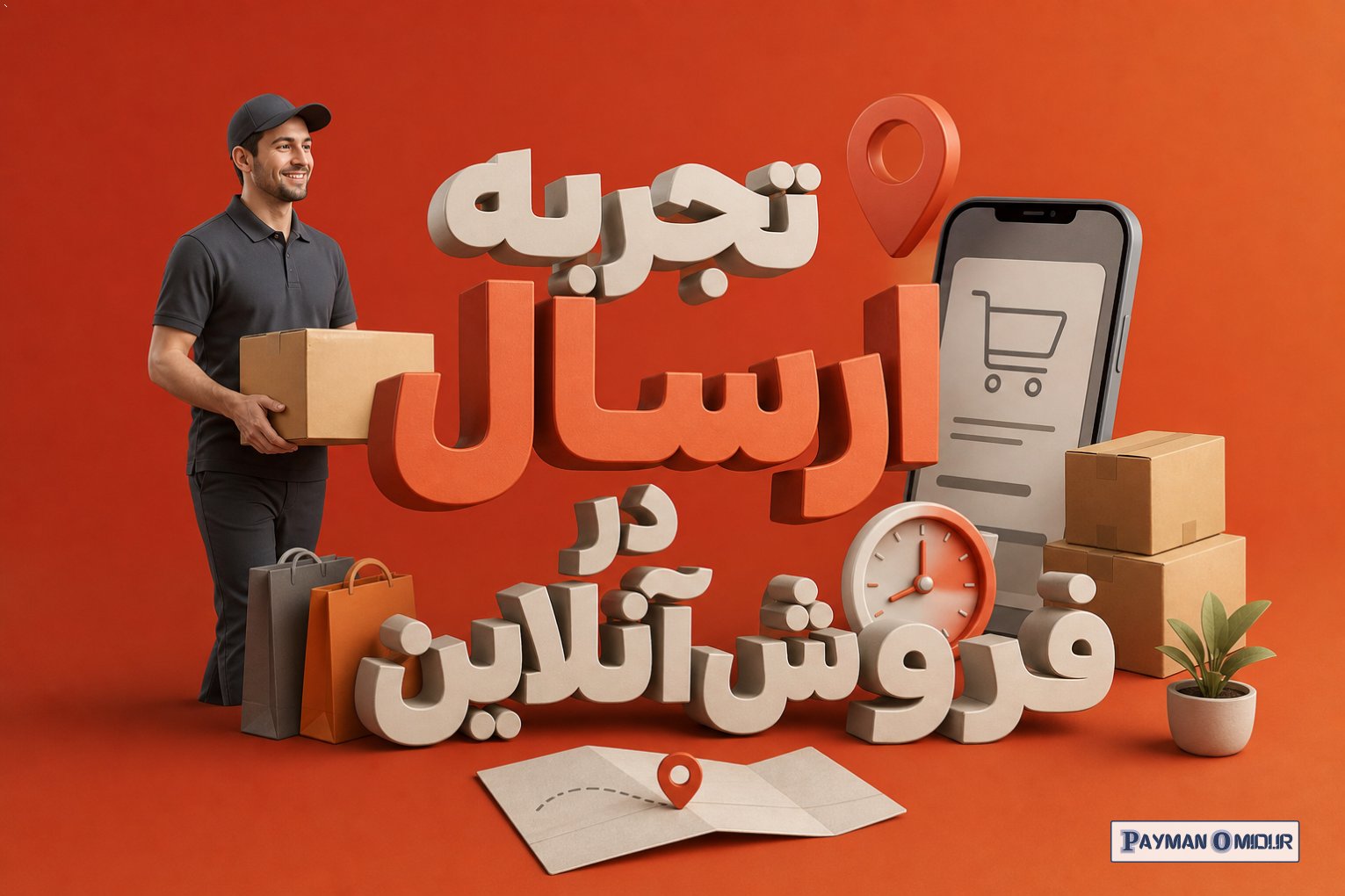 تجربه ارسال در فروش آنلاین