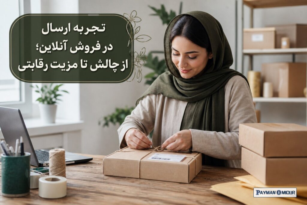 تجربه ارسال در فروش آنلاین؛ از چالش تا مزیت رقابتی در بازار آنلاین ایران، «تجربه ارسال» دیگر فقط مرحله‌ای پس از خرید نیس…