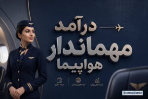 درآمد مهماندار هواپیما