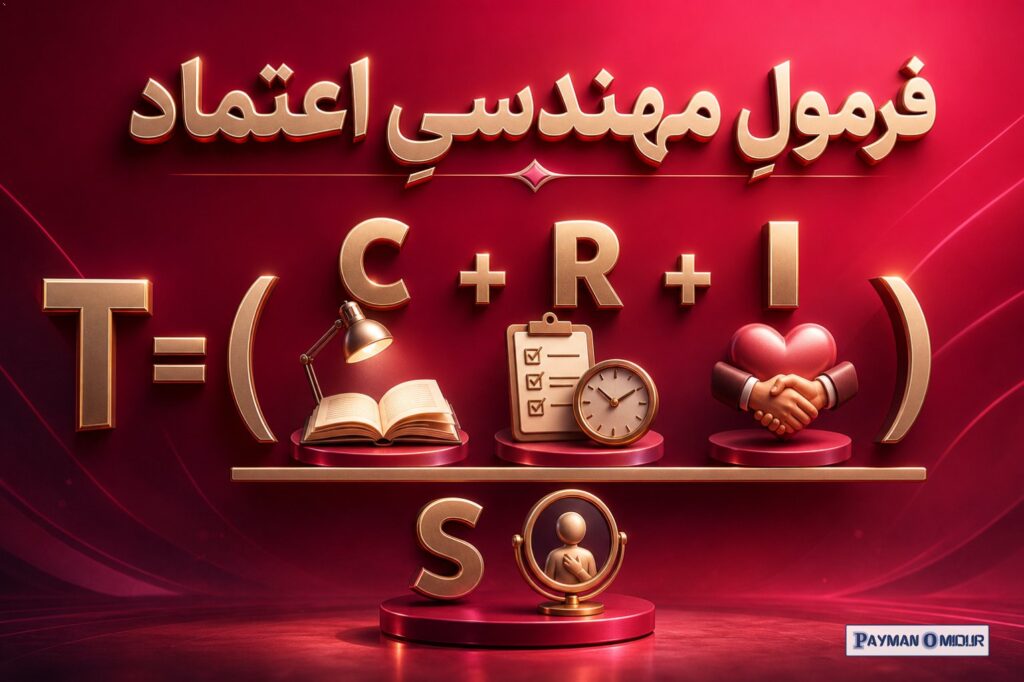 فرمولِ مهندسیِ اعتماد اعتماد فرمول دارد. اگر می‌خواهی بدانی چرا مردم به تو اعتماد نمی‌کنند، باید این معادله (برگرفته از…