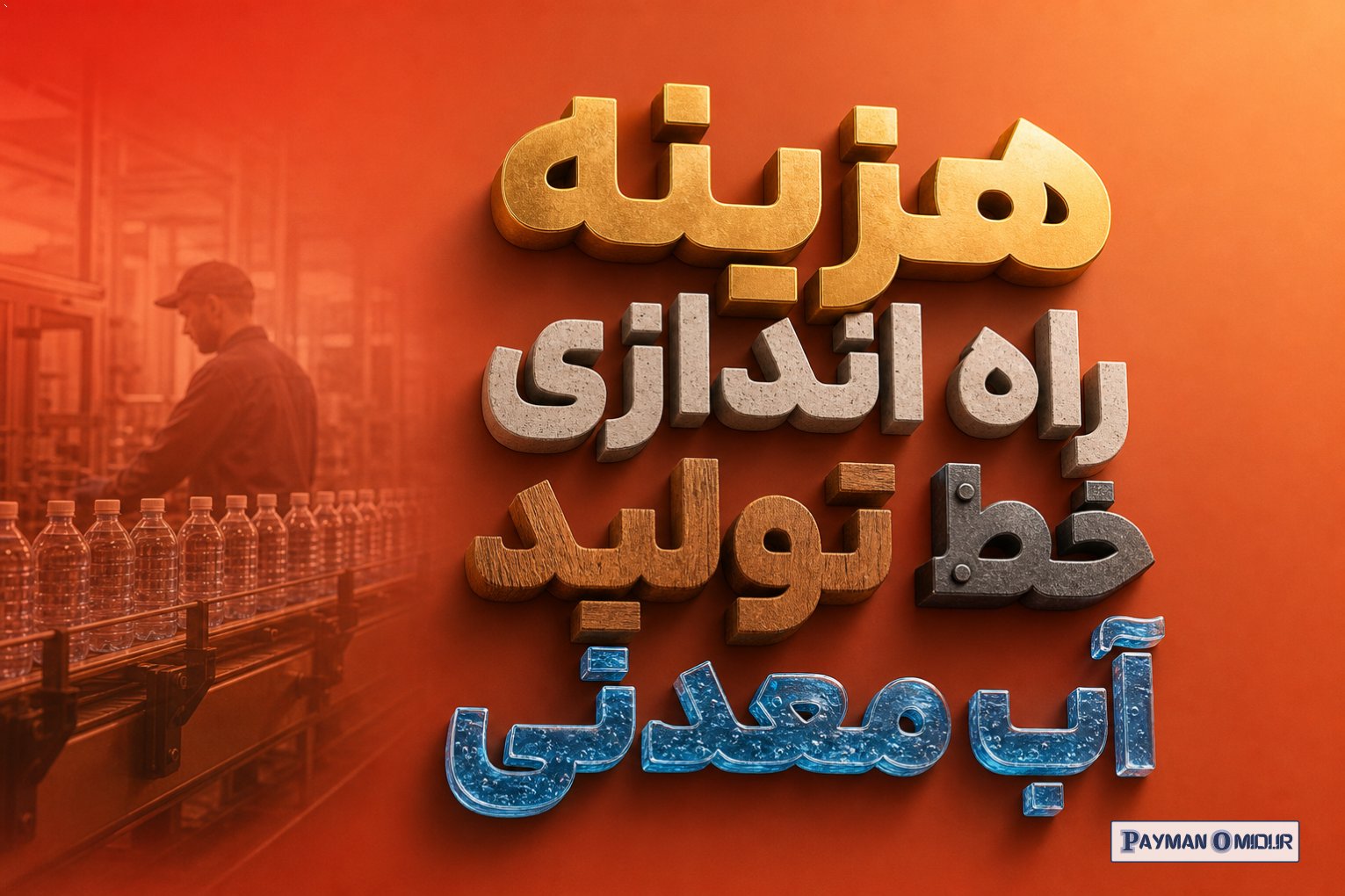 هزینه راه اندازی خط تولید آب معدنی