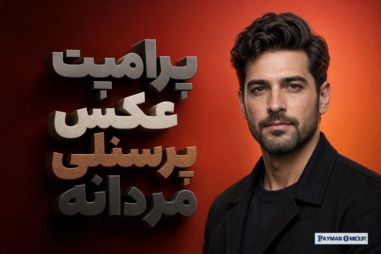 پرامپت عکس پرسنلی مردانه