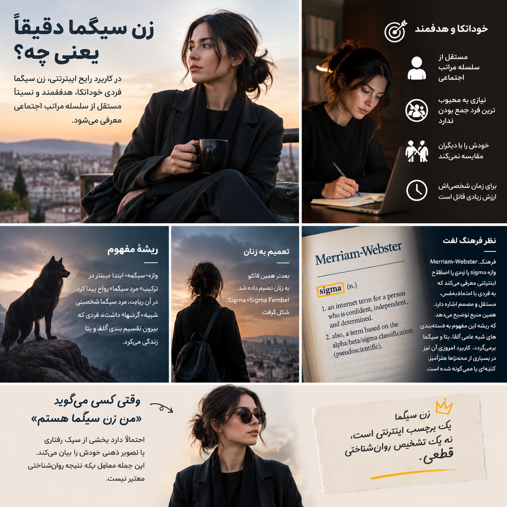 زن سیگما دقیقاً یعنی چه؟