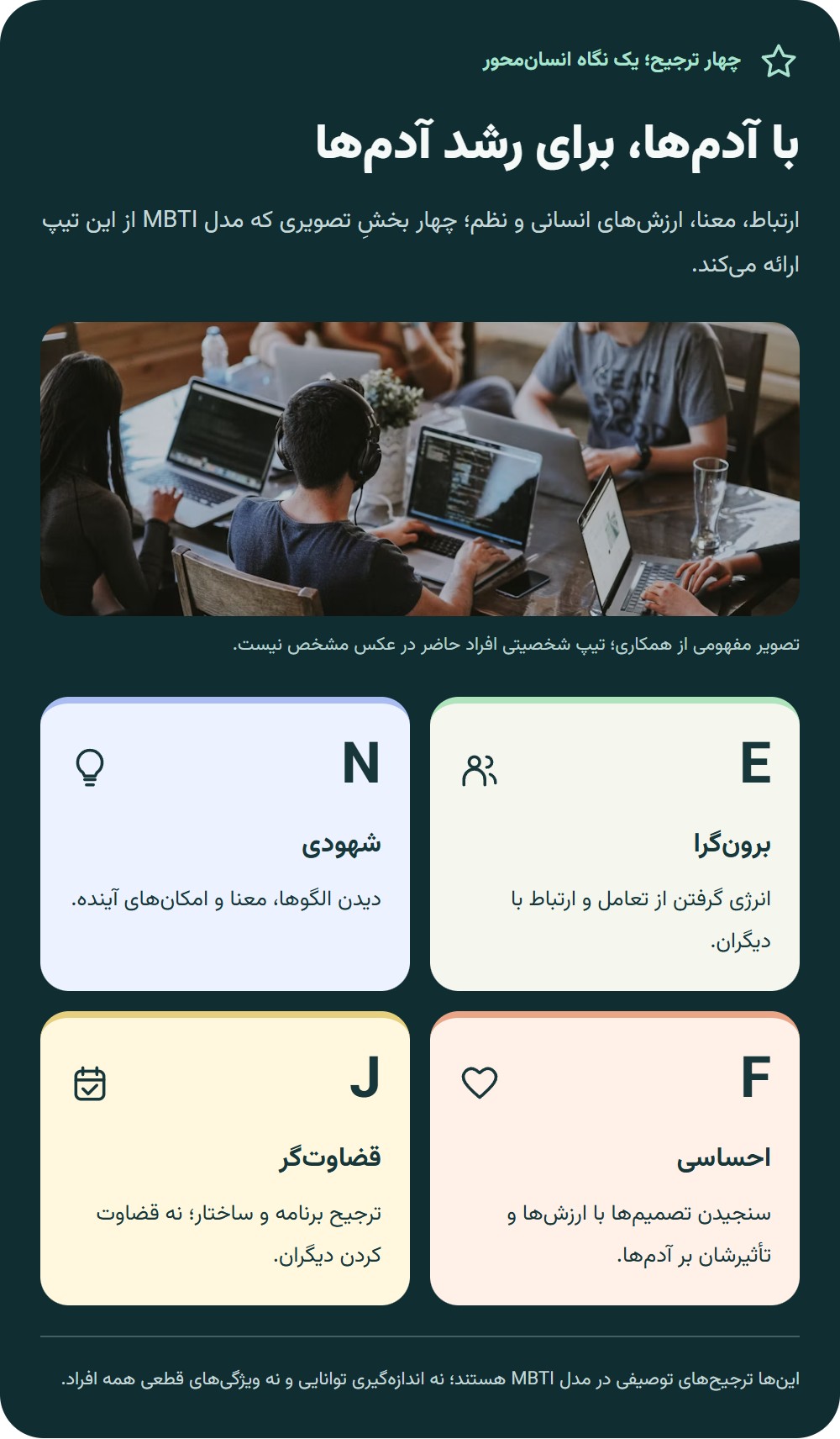 ویژگی‌های کلیدی تیپ شخصیتی ENFJ