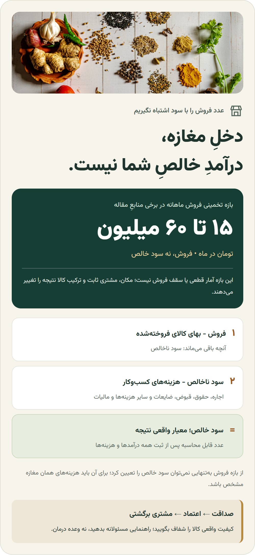 درآمد عطاری در ایران چقدر است؟