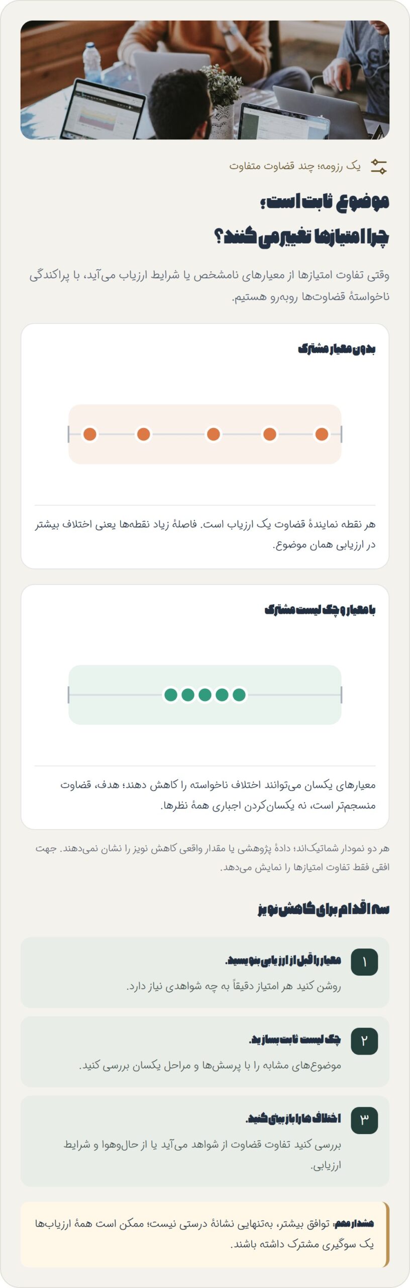 ۴. نویز؛ دشمن پنهان تصمیم های سازمانی
