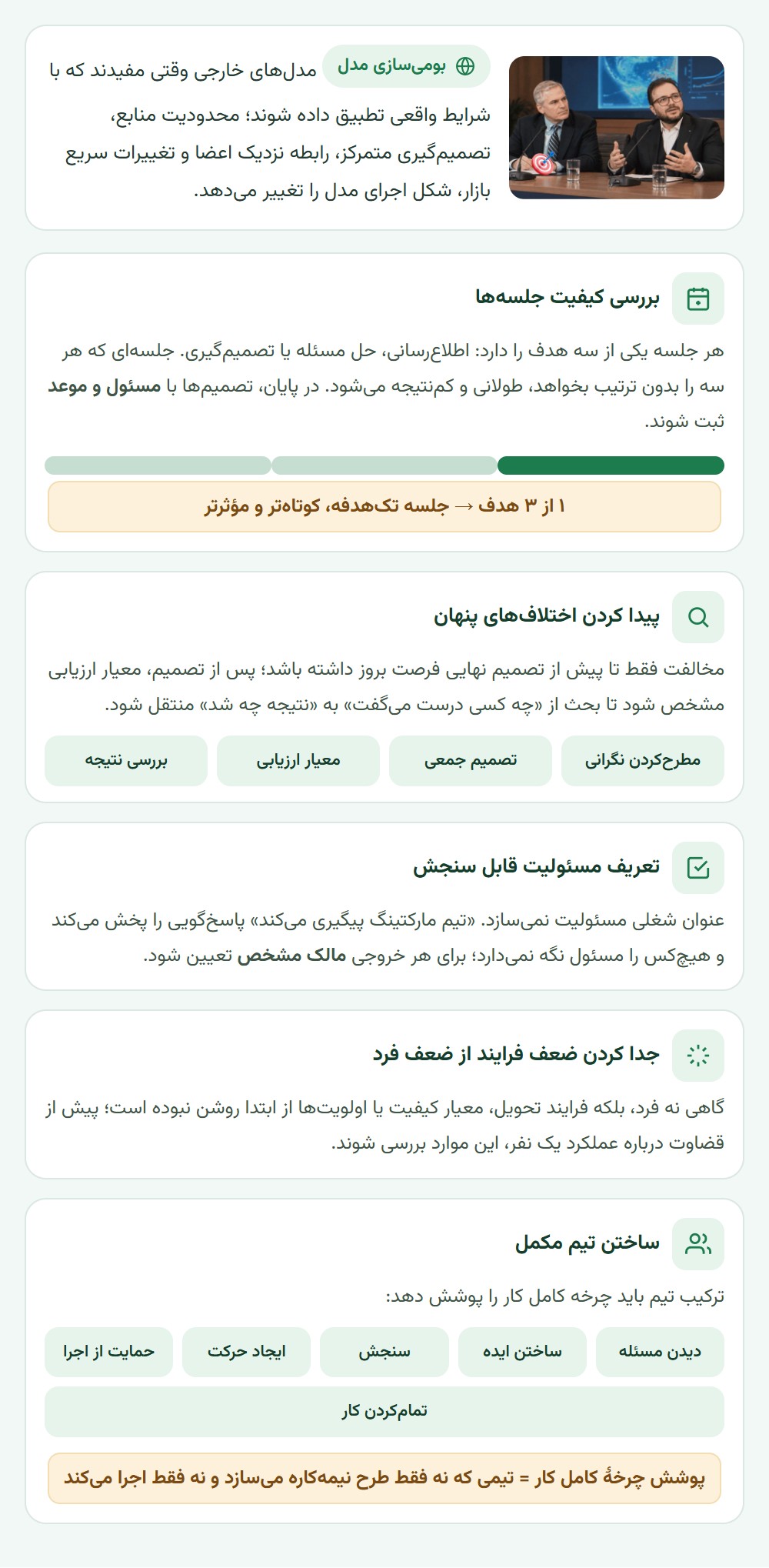 کاربرد مدل لنچونی در کسب وکارهای ایرانی