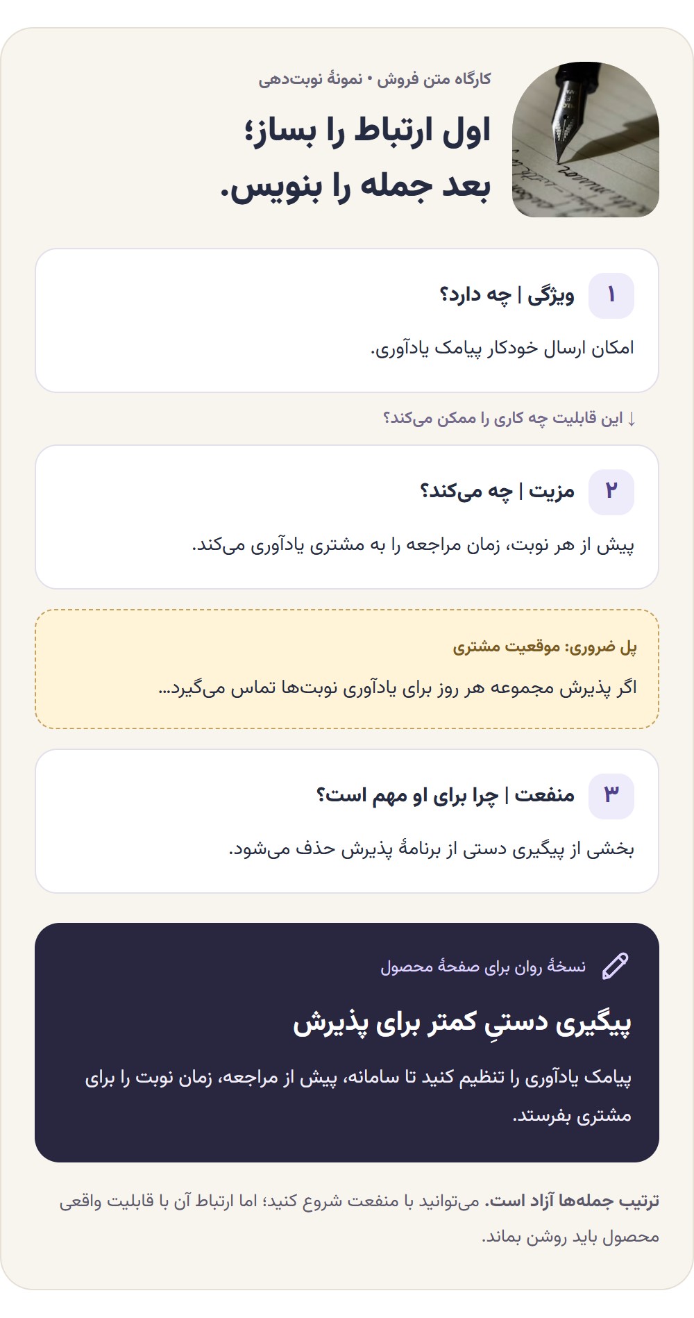 چطور با تکنیک FAB متن فروش بنویسیم؟